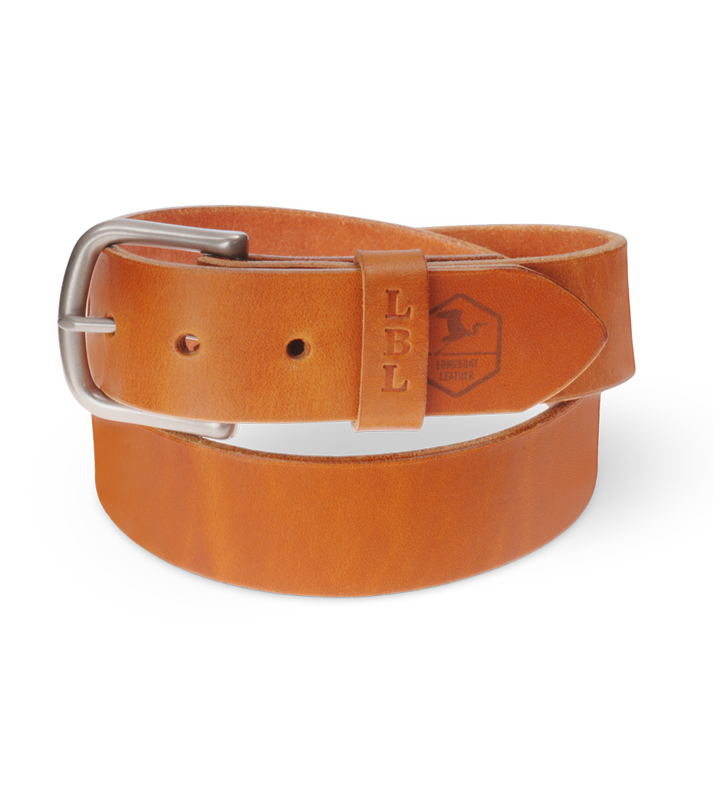 Kiawah Tan Bridle Leather Belt Standard