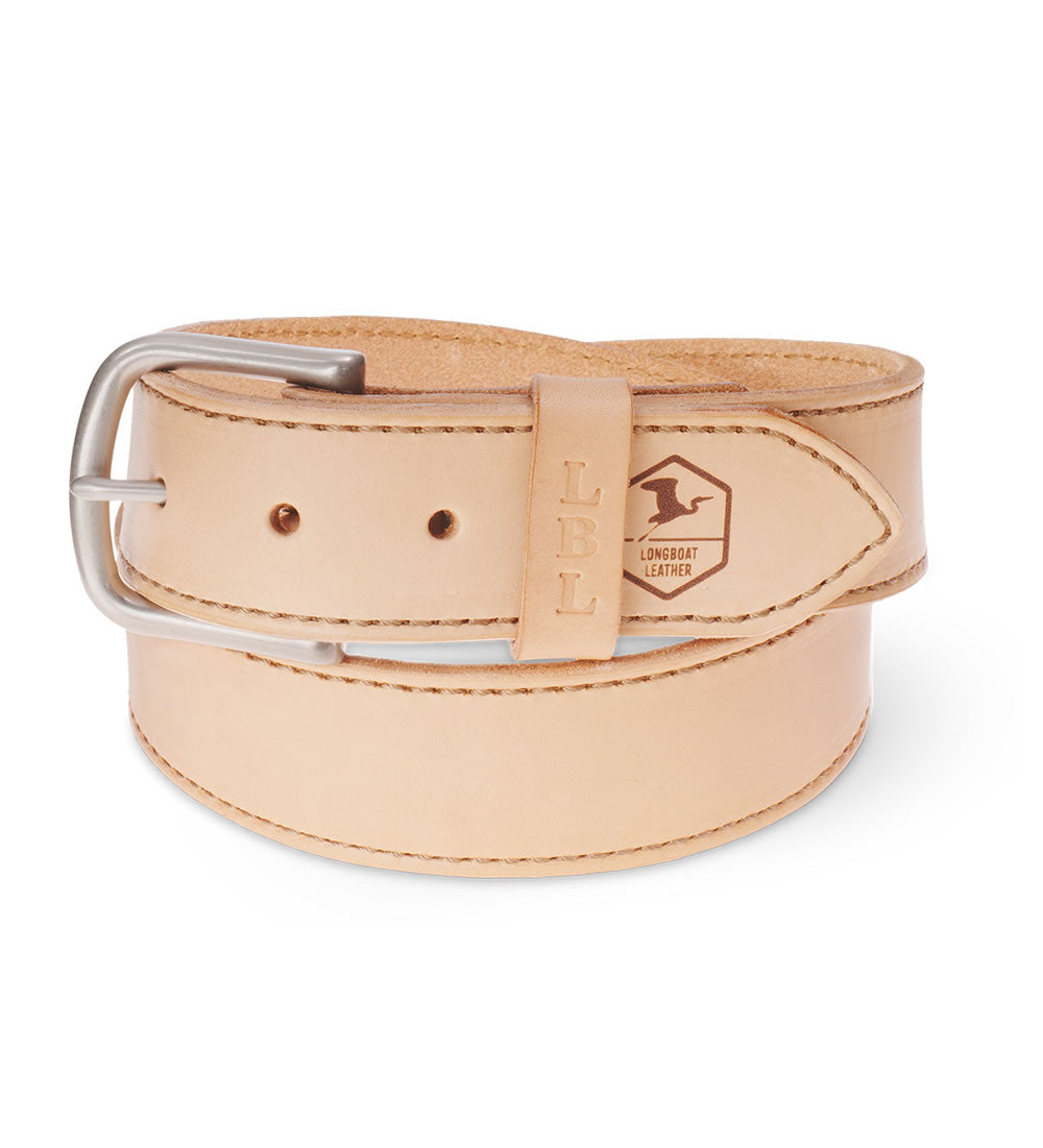 Longboat Key Natural Leather Belt - Standard