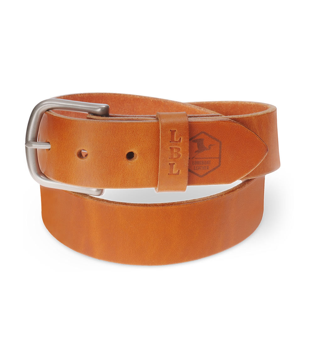 Kiawah Tan Bridle Leather Belt - Standard