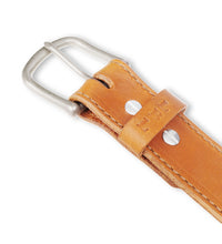 Load image into Gallery viewer, Kiawah Tan Bridle Leather Belt - Stitched
