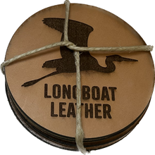 Load image into Gallery viewer, Leather Coasters (4 pack)
