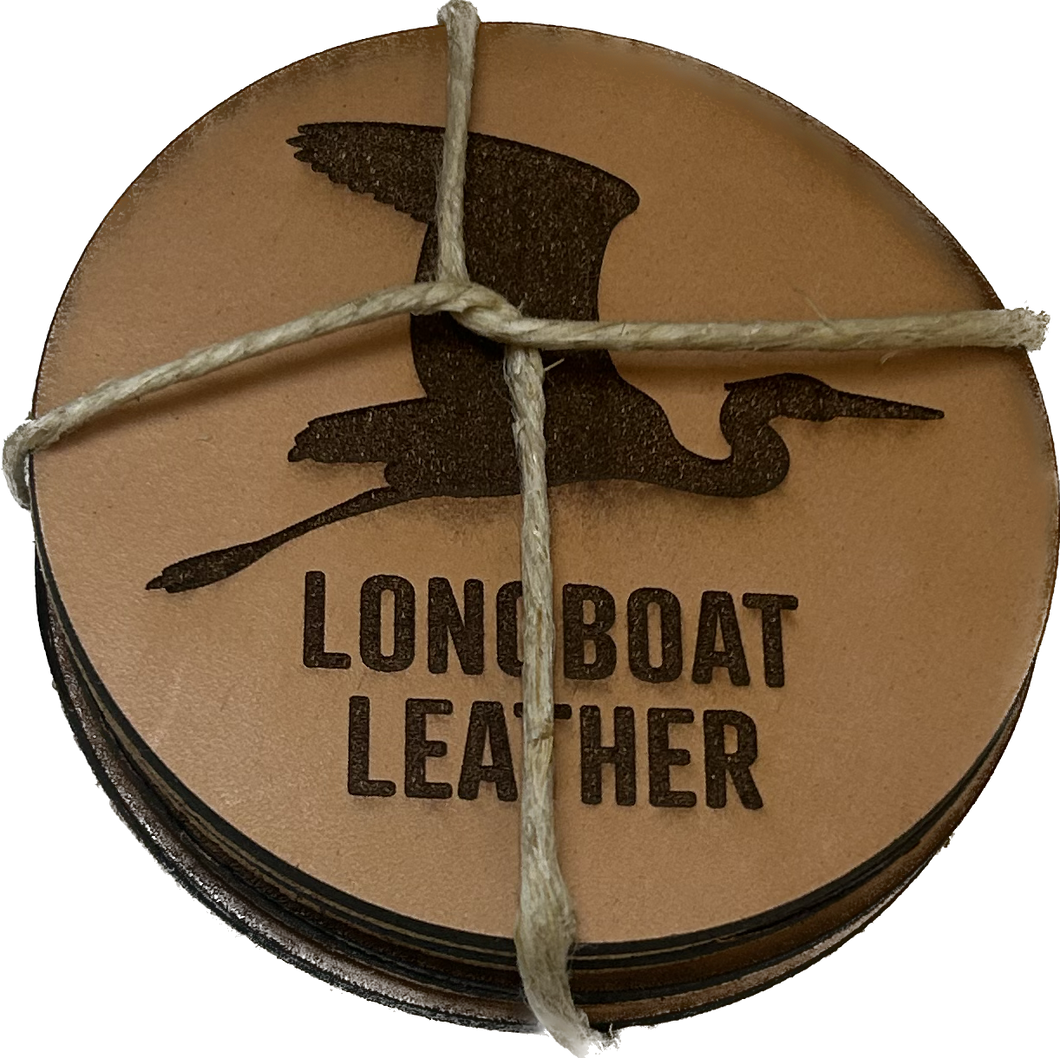 Leather Coasters (4 pack)